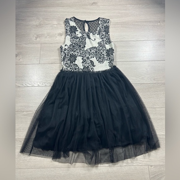 Anthropologie Weston Wear Black Tulle Holiday Party Dress - Picture 4 of 11